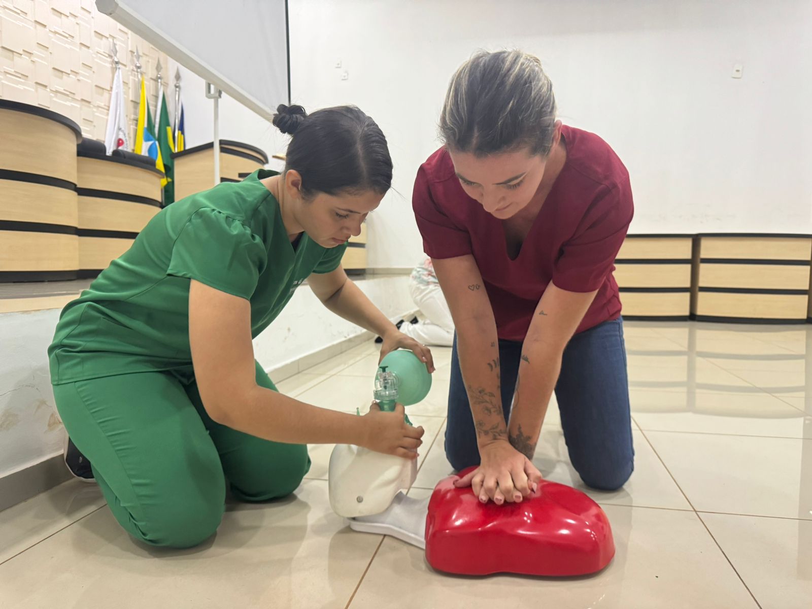 Curso Lei Lucas com ênfase em primeiros socorros na cidade de São Francisco do Guaporé (24 à 28/11)